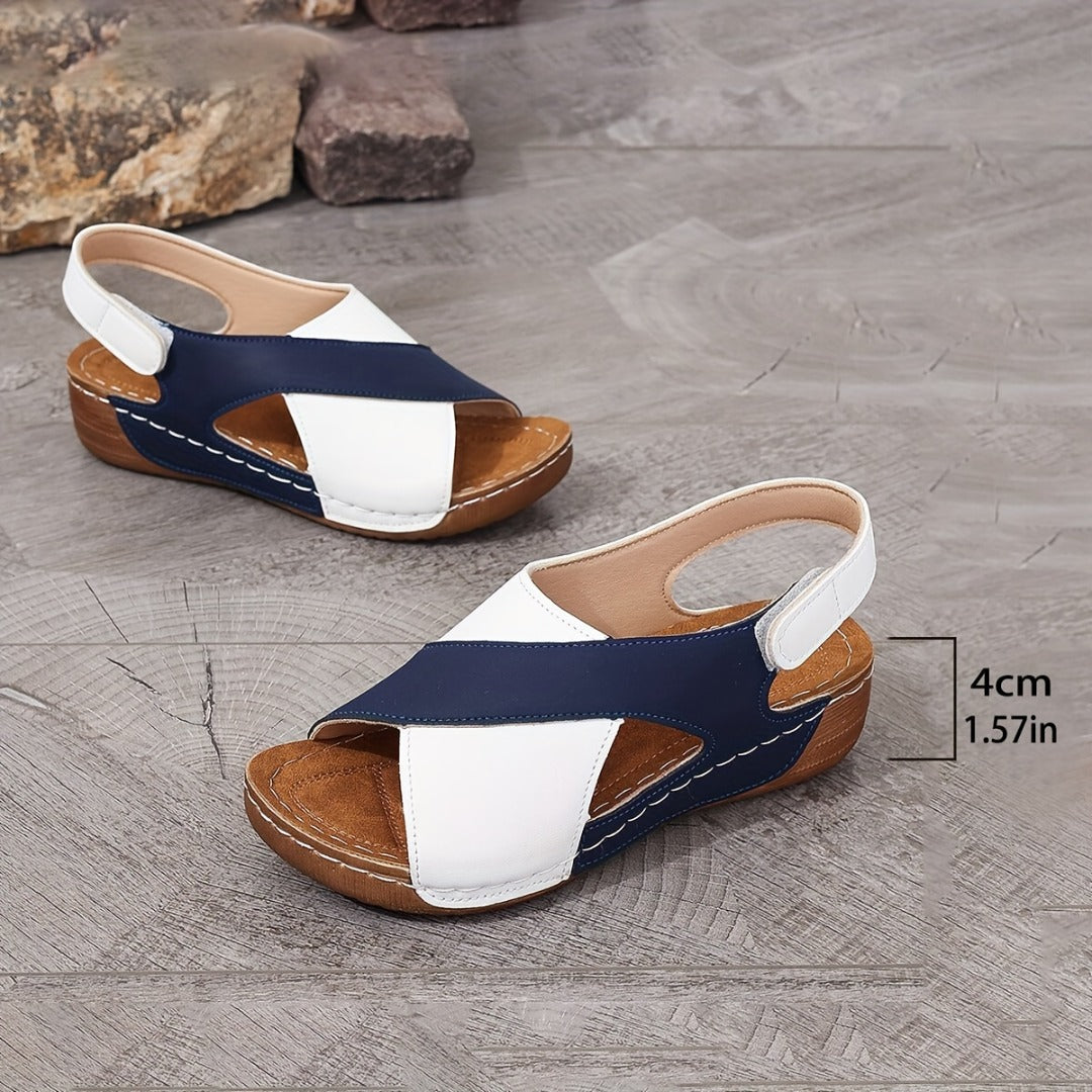 Melody® | Neue modische Sandalen in Kontrastfarbe