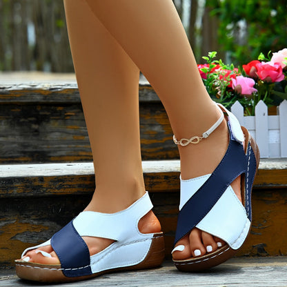 Melody® | Neue modische Sandalen in Kontrastfarbe