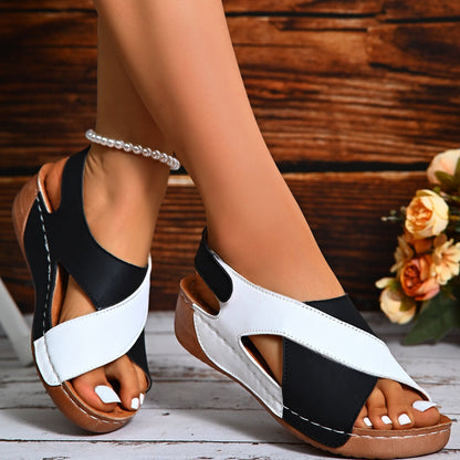 Melody® | Neue modische Sandalen in Kontrastfarbe