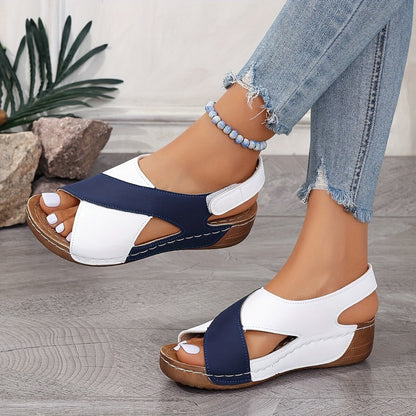 Melody® | Neue modische Sandalen in Kontrastfarbe