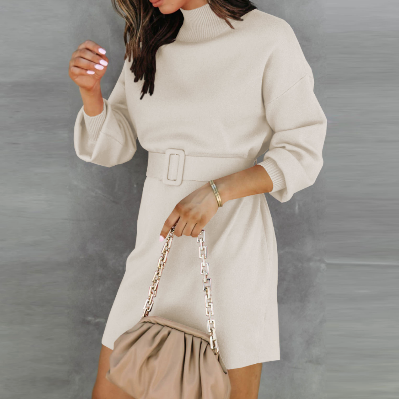 C��cilie | Effortless and Chic Winterkleid